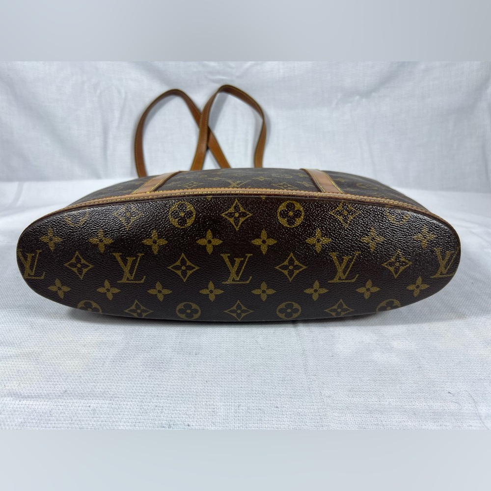 3001: Louis Vuitton Babylone Monogram Canvas Leather Tote Bag Shoulder Bag GM - Picture 6 of 14